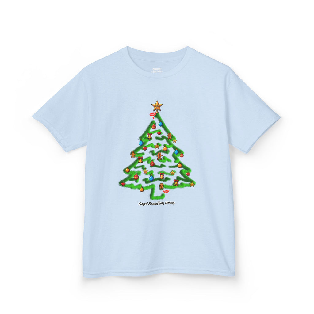🏷️ 20% OFF | Christmas Tree Maze – Kids Heavy Cotton™ Tee🎄🧩