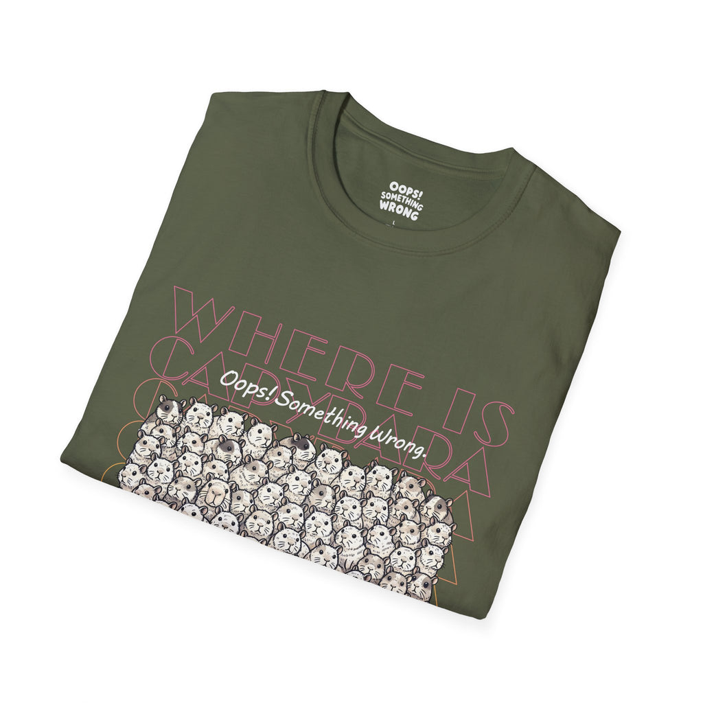 Where is Capybara? Tee – Kids Unisex Softstyle