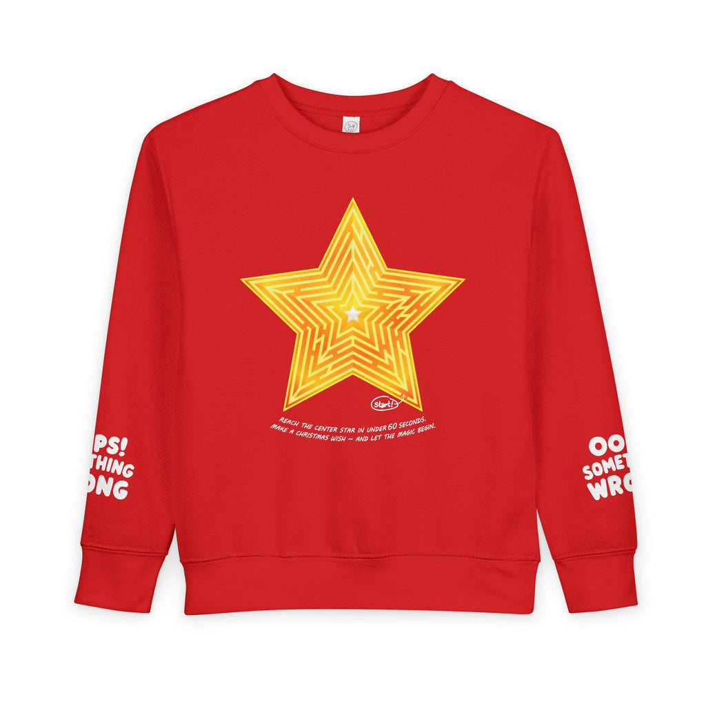🏷️ 26% OFF | Wish-Granting Star Maze – The Playable Christmas Sweatshirt!⭐🧩✨