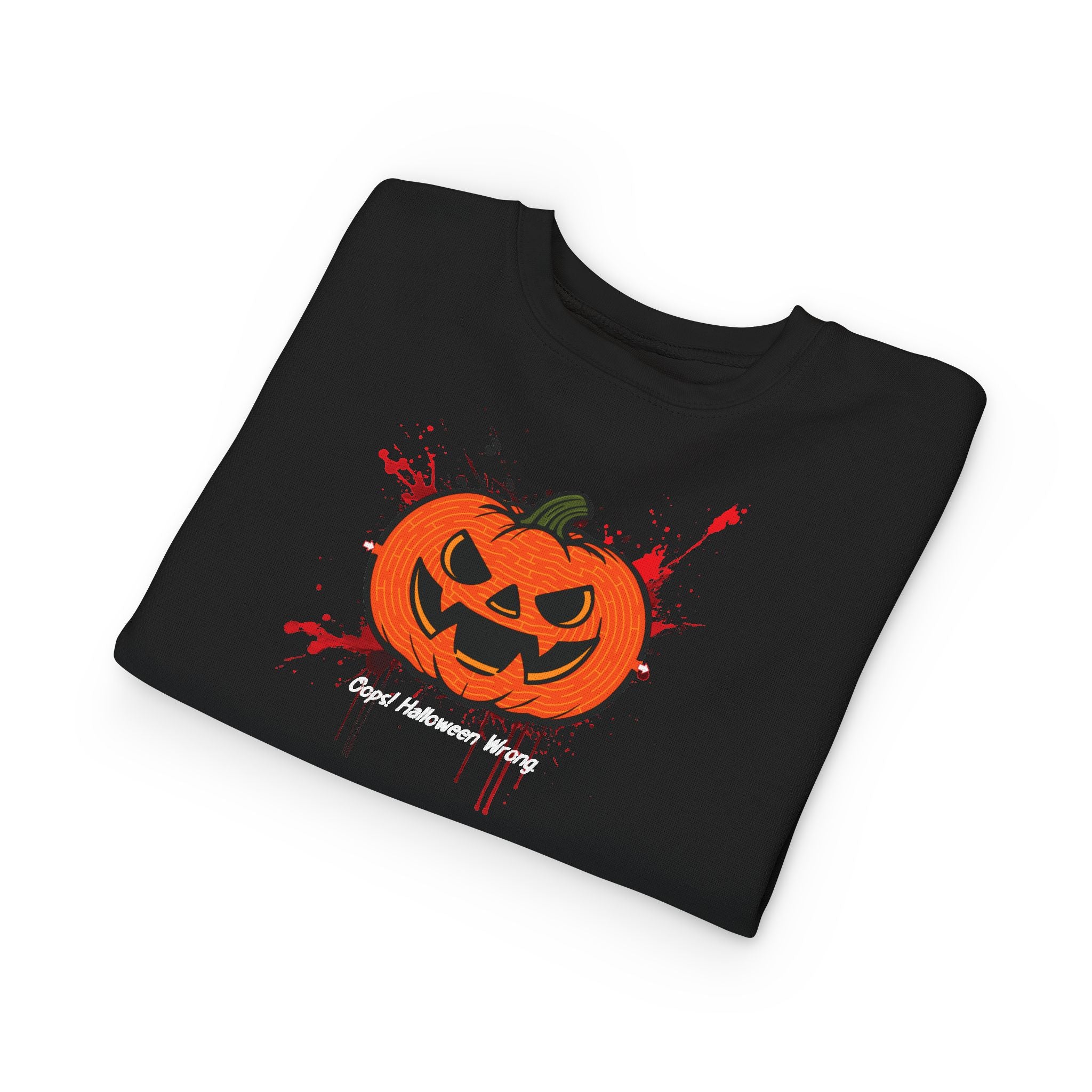 Jack-o’-Maze Toddler Sweatshirt – Spooky-Cute Halloween Adventure by Oops! 🕹️👻🎮