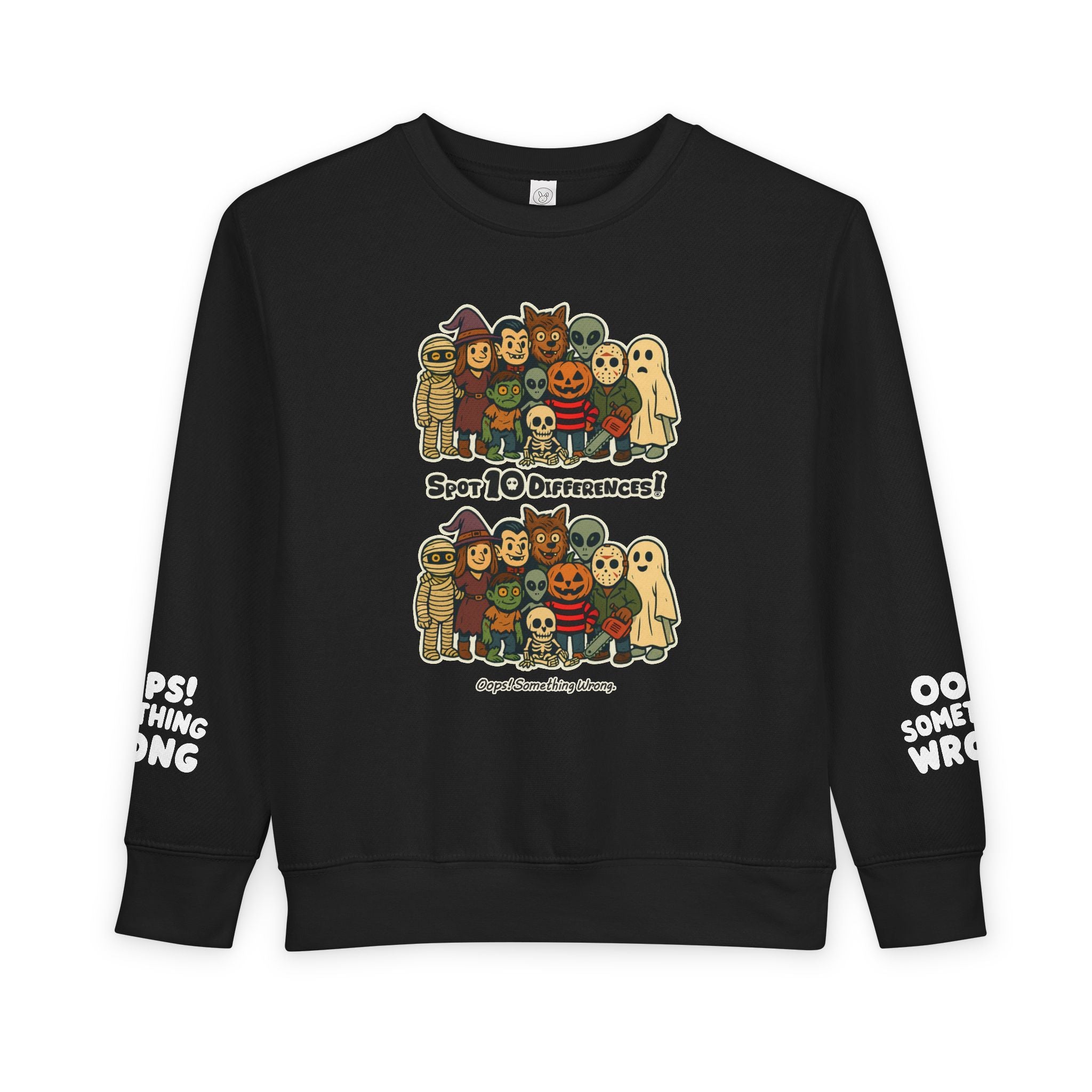 Boo Crew Toddler Sweatshirt – Spot 10 Funny Differences! 🕹️👻🎮