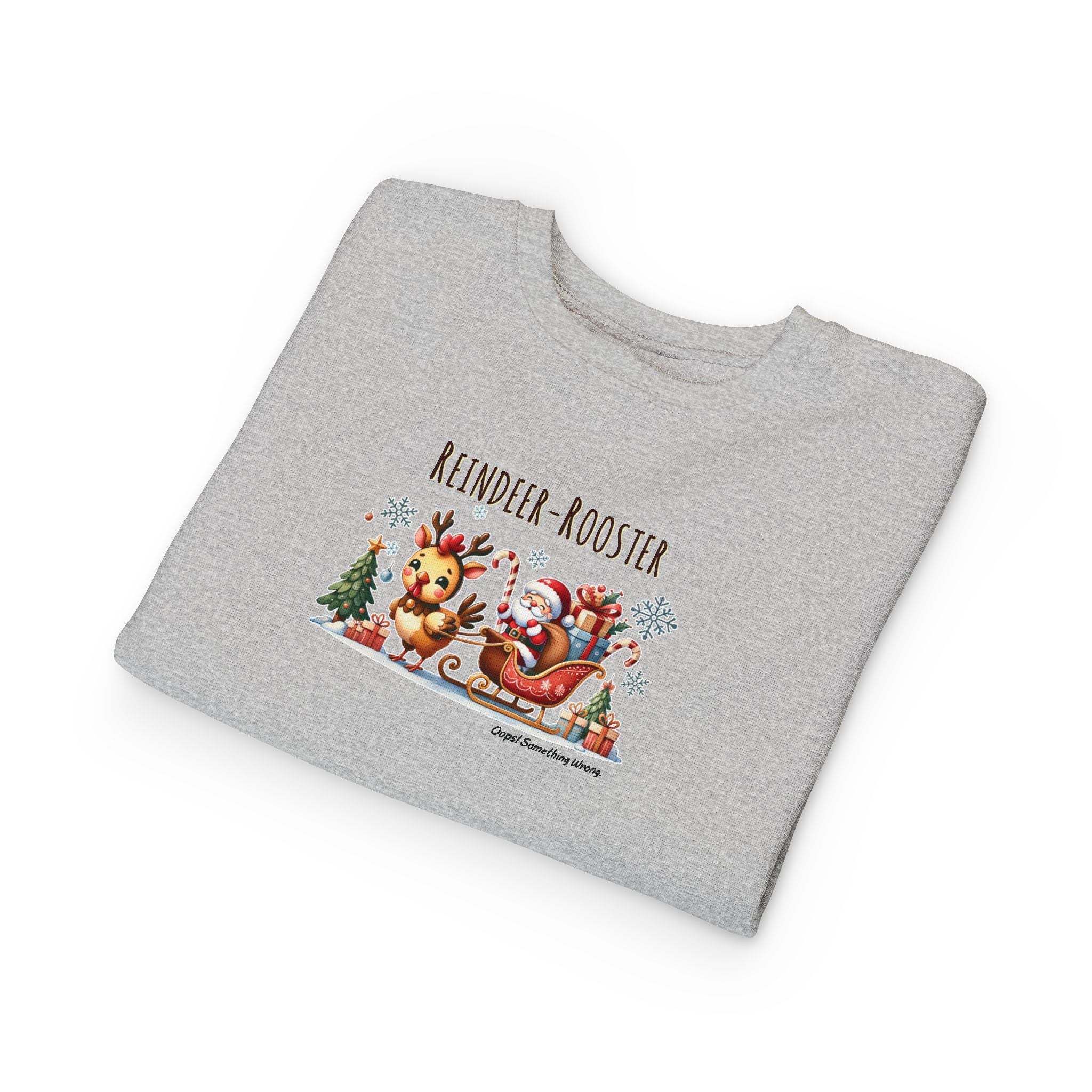 🏷️ 20% OFF | Reindeer-Rooster  A Funny Christmas Sweatshirt** 🦌🐔