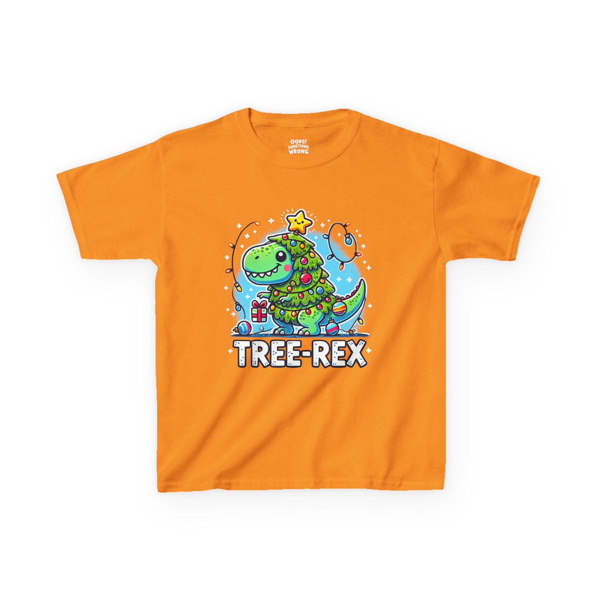 🏷️ 20% OFF | TREE-REX – Kids Heavy Cotton™ Tee🎄🦖