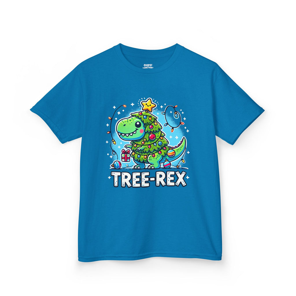 🏷️ 20% OFF | TREE-REX – Kids Heavy Cotton™ Tee🎄🦖