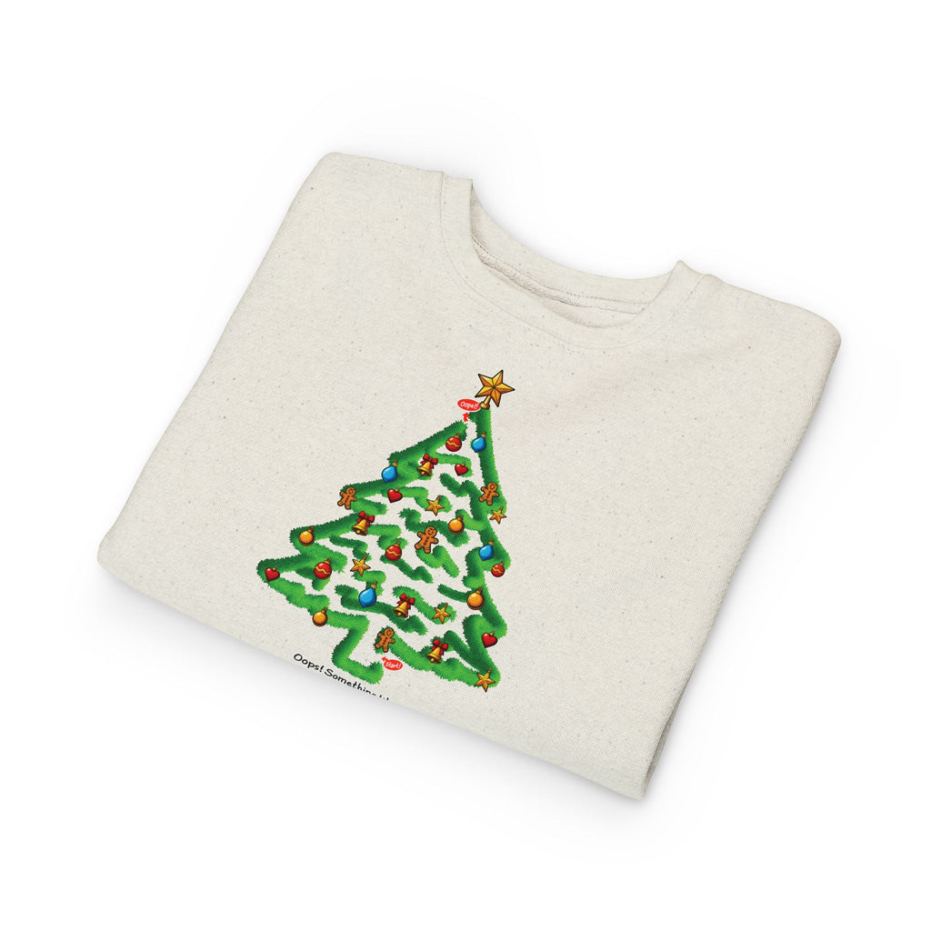 🏷️ 20% OFF | Oops! Maze Christmas Tree Sweatshirt – Playable Holiday Edition!🎄🧩✨