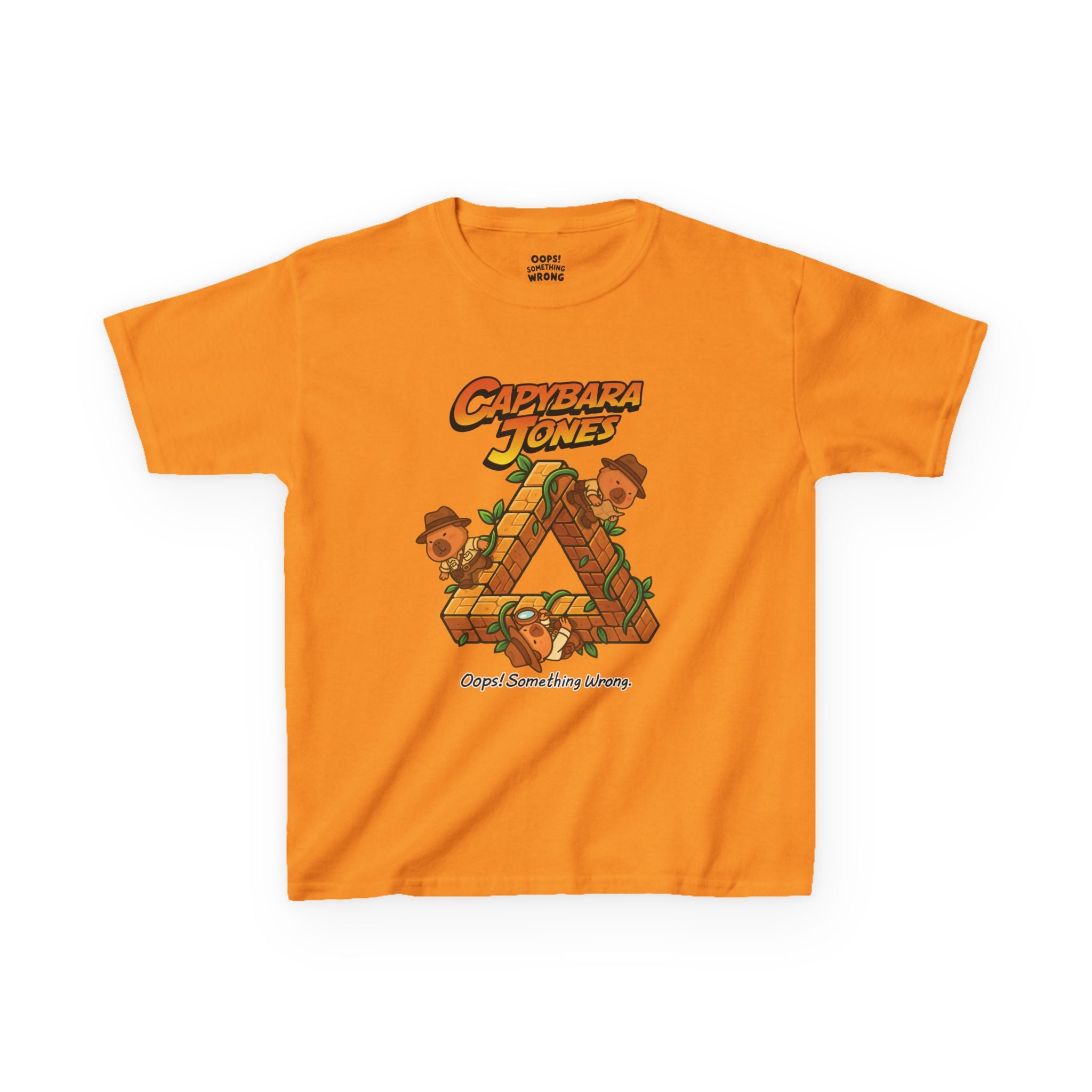 Capybara Jones x Penrose: The Impossible Triangle - Kids Heavy Cotton™ Tee
