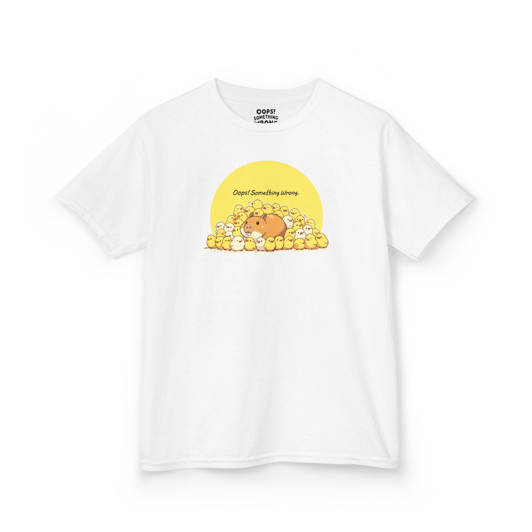 Capybara Among Chicks Tee - Kids Heavy Cotton™ Tee