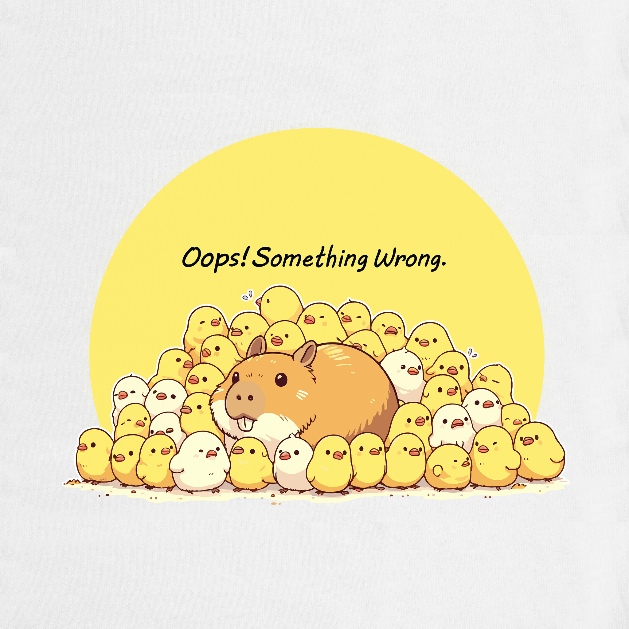 Capybara Among Chicks Tee - Kids Heavy Cotton™ Tee