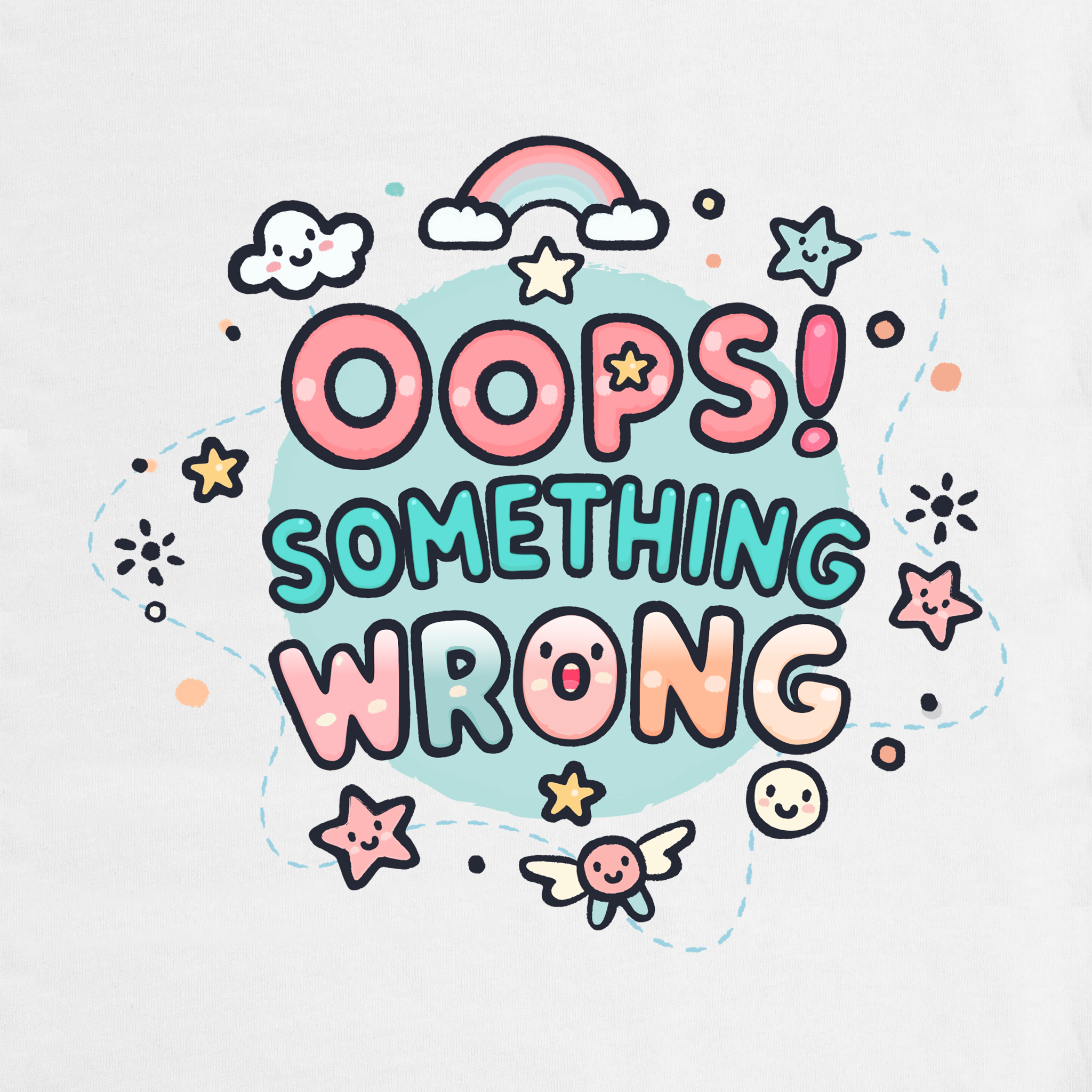 Oops! Something Wrong – Curious Minds - Kids Heavy Cotton™ Tee