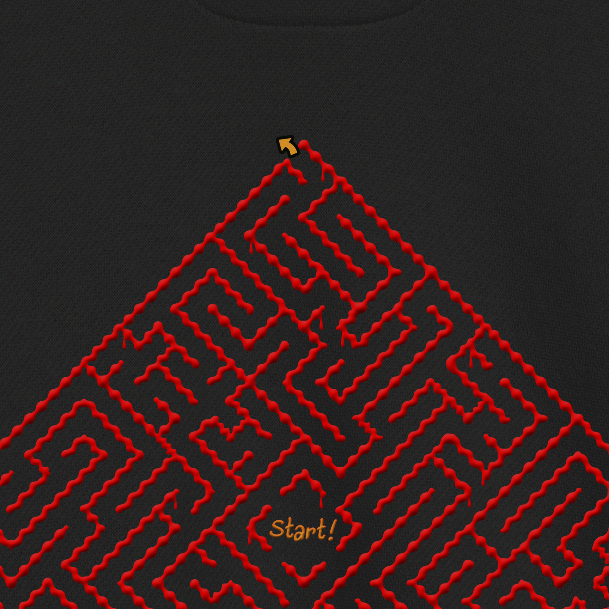 Oops! Maze Me Not: Blood Maze- Kids Heavy Cotton™ Tee
